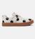Baskets fille cuir RUNNER FOR TWINS Blanc noir 1 - vertbaudet enfant 