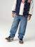 Jean loose morphologie medium double stone+noir 1 - vertbaudet enfant 