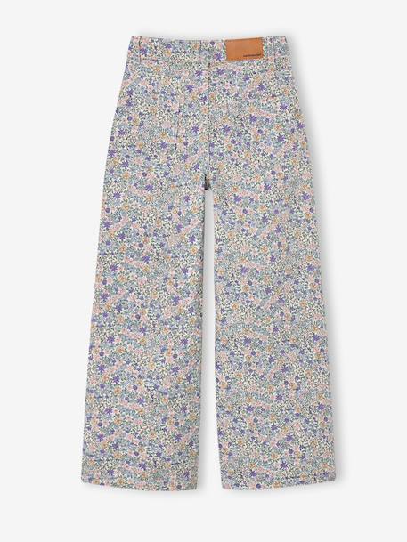 Pantalon large fille lilas 2 - vertbaudet enfant 