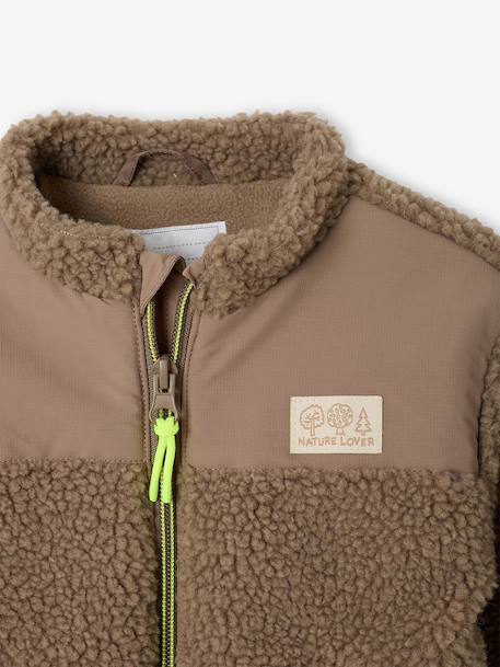 Veste zippée bébé garçon taupe 3 - vertbaudet enfant 