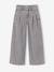 Jean large fille bleu moyen+denim gris 5 - vertbaudet enfant 