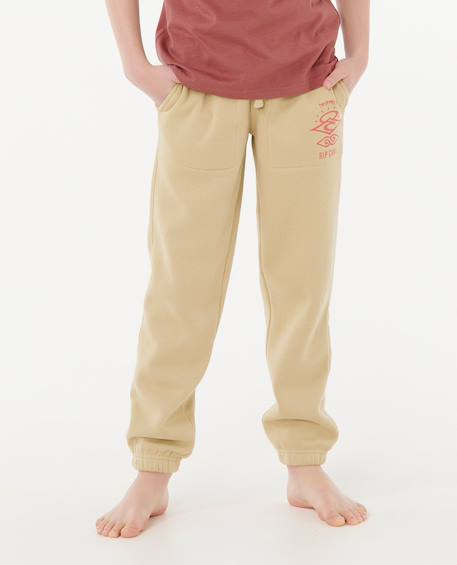 Pantalon de survêtement icons of surf enfant Grey marle+Lagune bleue+Noir+Sable kaki 18 - vertbaudet enfant 