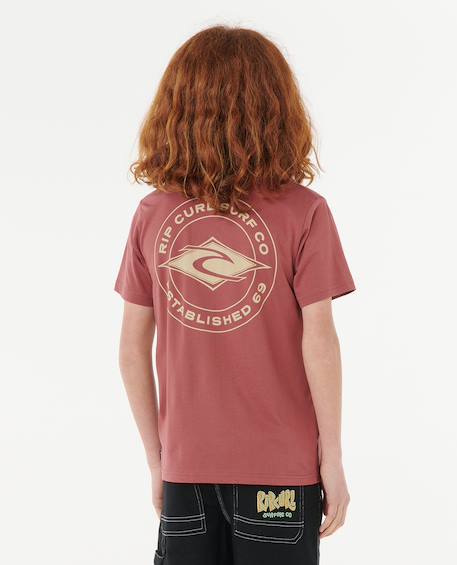 T-shirt à manches courtes stapler enfant Beurre de pomme 3 - vertbaudet enfant 