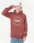 Sweat à capuche stapler enfant Beurre de pomme+Bleu marine clair 4 - vertbaudet enfant 