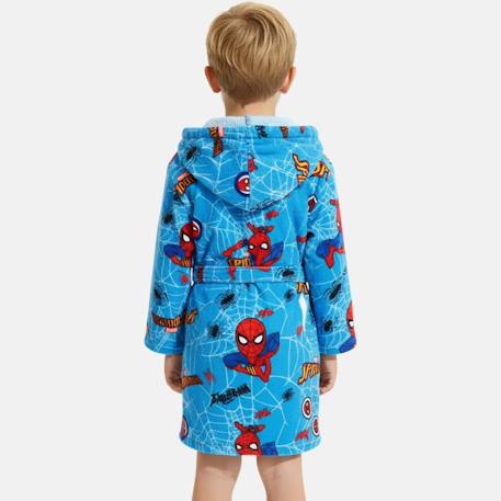 Peignoir garçon spiderman Bleu 2 - vertbaudet enfant 