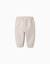 Lot de 2 pantalons en coton unis/à rayures Gris clair 2 - vertbaudet enfant 
