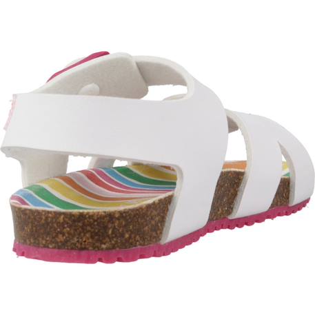 Sandales fille été Blanc blanco 3 - vertbaudet enfant 