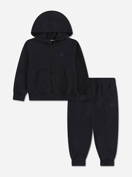 Ensemble 2 pièces Noir+Vert sauge 1 - vertbaudet enfant 