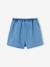 Jupe short fille plissée bleu moyen 2 - vertbaudet enfant 