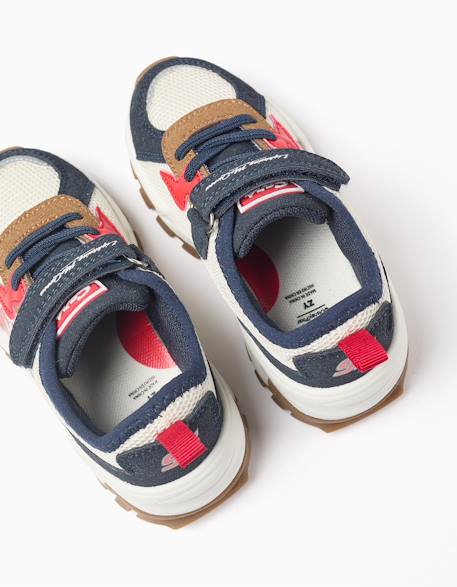 Baskets en maille avec flash mcqueen Bleu foncé 2 - vertbaudet enfant 