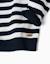 Pull en maille à rayures Bleu foncé 4 - vertbaudet enfant 