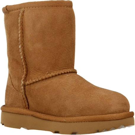 Bottes garçon modèle classic ii Marron chestnut+Noir black 5 - vertbaudet enfant 