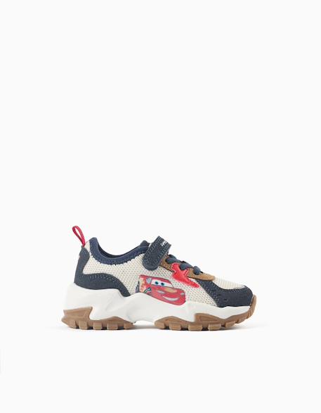 Baskets en maille avec flash mcqueen Bleu foncé 1 - vertbaudet enfant 