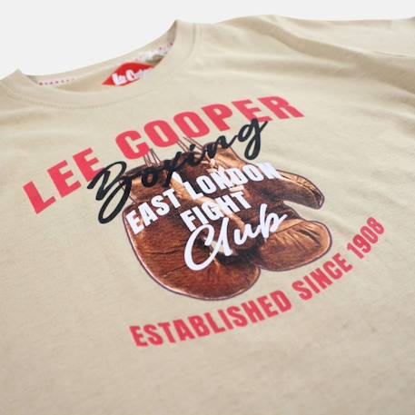 T shirt garçon manches courtes imprimé Beige+Gris+Marine+Noir+Rouge 4 - vertbaudet enfant 