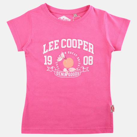 T shirt fille manches courtes Fushia+Jaune+Orange+Rosatre 3 - vertbaudet enfant 