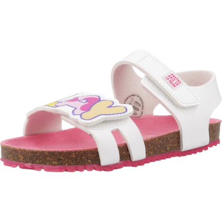 Sandales fille modèle été Blanc blanco 4 - vertbaudet enfant 