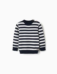 -Pull en maille à rayures