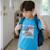 T-shirt manches courtes garçon avec imprime ocean Beige+Bleu+Marine+Orange 7 - vertbaudet enfant 