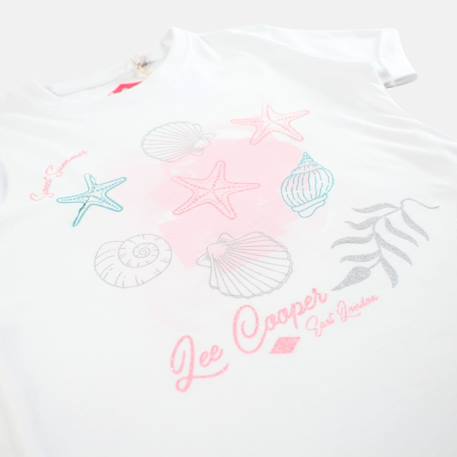 T shirt fille manches courtes Blanc 5 - vertbaudet enfant 