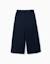 Pantalon à jambe large en maille interlock Bleu foncé 2 - vertbaudet enfant 