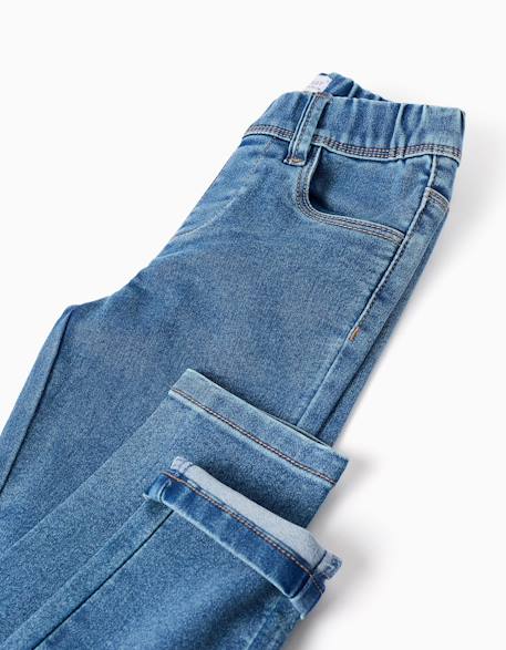 Jegging avec 4 poches Bleu+Bleu foncé 4 - vertbaudet enfant 