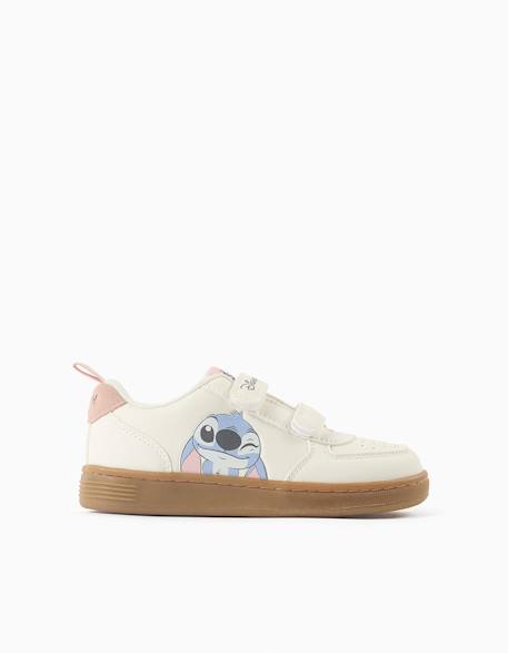 Baskets avec imprimé stitch et brides à scratch Beige clair 1 - vertbaudet enfant 
