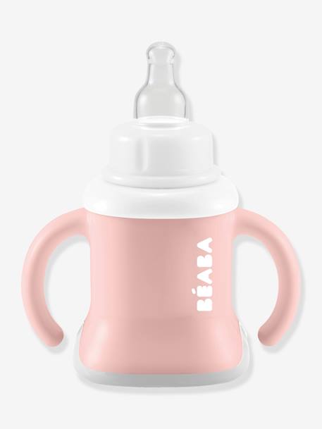 Tasse d'apprentissage 'Evoluclip' 3 en 1 airy green+old pink 2 - vertbaudet enfant 