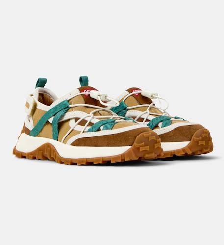 Baskets garçon cuir DRIFT TRAIL Marron moyen 2 - vertbaudet enfant 