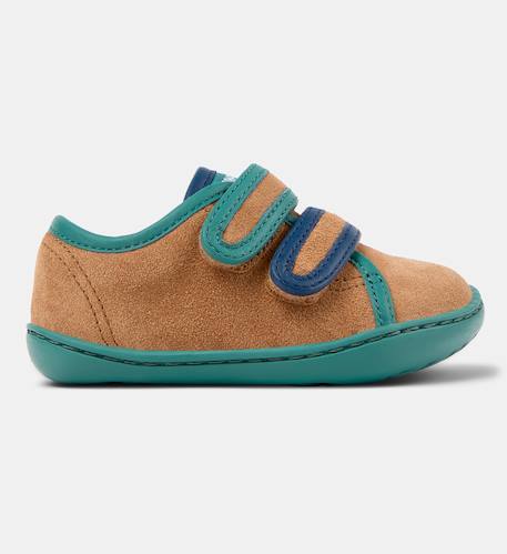 Baskets garçon cuir peu cami kids twins Marron moyen 1 - vertbaudet enfant 