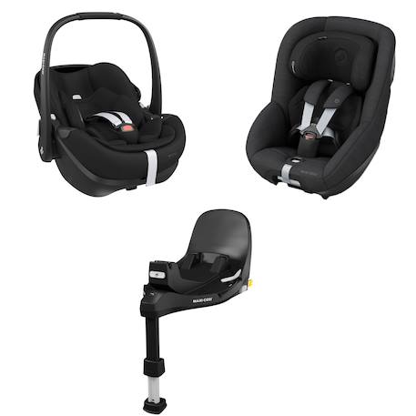 Pack cosi pebble pro 2 + pearl 360 pro 2 + embase familyfix 360 pro Black+Graphite+Green+Truffle 1 - vertbaudet enfant 