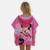 Poncho polyester fille à motif minnie Rose 3 - vertbaudet enfant 