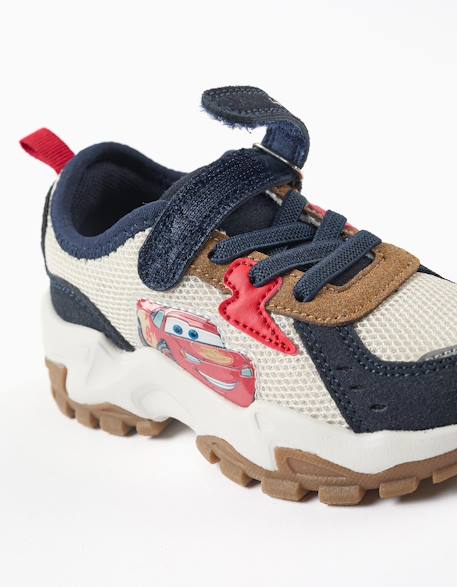 Baskets en maille avec flash mcqueen Bleu foncé 3 - vertbaudet enfant 