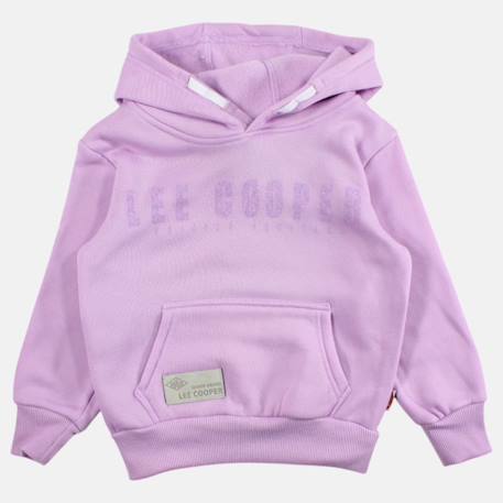 Sweat à capuche fille imprimé Blanc+Mauve 7 - vertbaudet enfant 