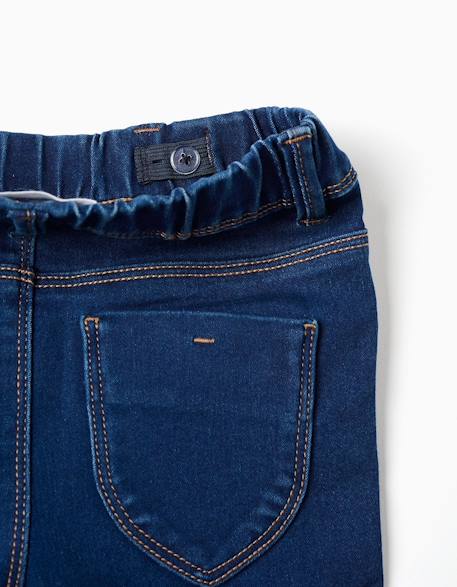 Jegging avec 4 poches Bleu+Bleu foncé 7 - vertbaudet enfant 