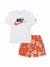 Ensemble garçon 2 pièces Orange / blanc 1 - vertbaudet enfant 