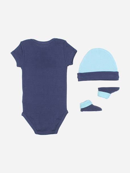 Bodies garçon en coffret Bleu / noir 2 - vertbaudet enfant 