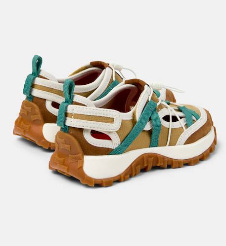 Baskets garçon cuir DRIFT TRAIL Marron moyen 4 - vertbaudet enfant 