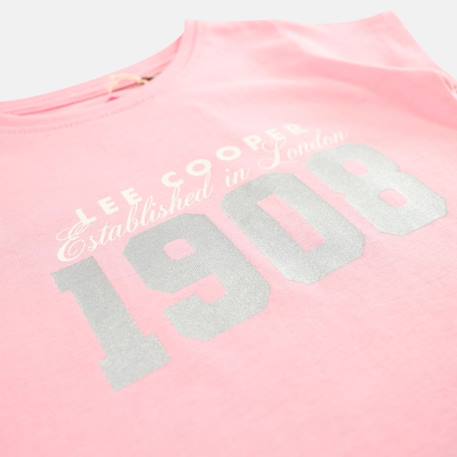 T shirt fille manches courtes Fushia+Jaune+Orange+Rosatre 21 - vertbaudet enfant 