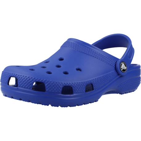 Tongs fille modèle classic clog k Bleu+Bleu foncé+Rose Fuchsia 10 - vertbaudet enfant 