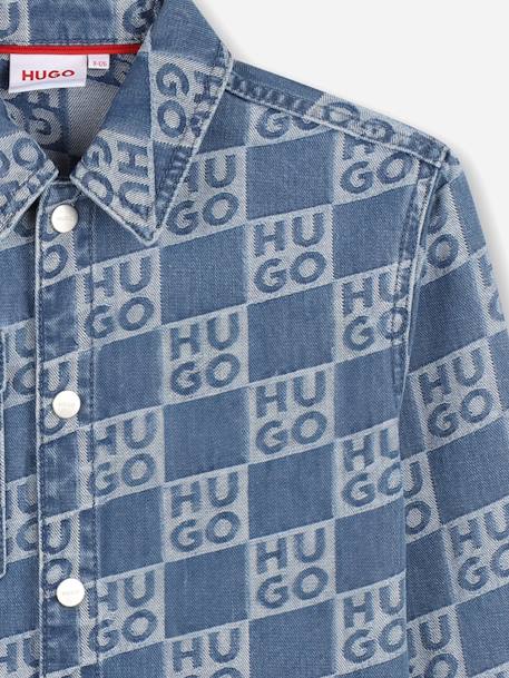 Chemise en jean Bleu 3 - vertbaudet enfant 