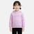 Sweat à capuche fille imprimé Blanc+Mauve 5 - vertbaudet enfant 