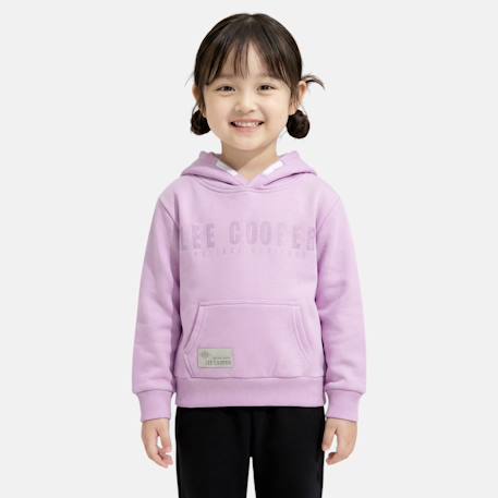 Fille-Pull, gilet, sweat-Sweat à capuche fille imprimé