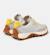 Baskets garçon cuir drift trail kids Gris pastel 4 - vertbaudet enfant 