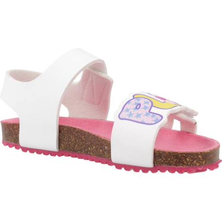Sandales fille modèle été Blanc blanco 5 - vertbaudet enfant 