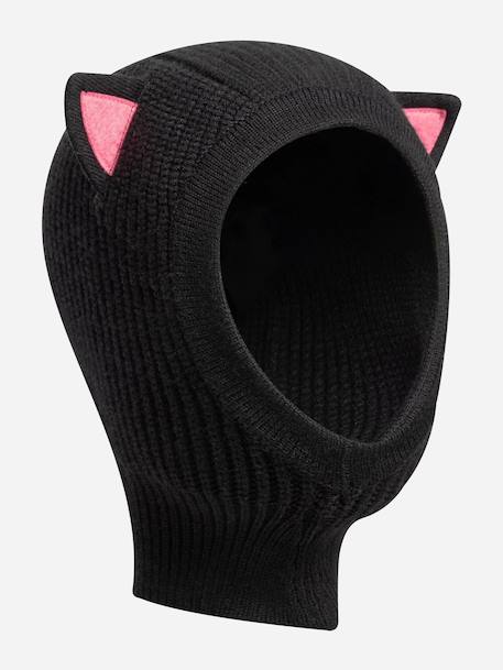 Bonnet fille oreilles de chat Beige+Noir 9 - vertbaudet enfant 
