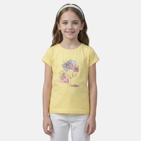 Fille-T-shirt, sous-pull-T-shirt-T shirt fille manches courtes
