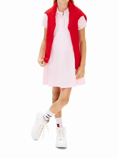 Robe col polo Rose clair 2 - vertbaudet enfant 