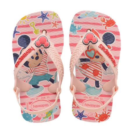 Tongs garçon été Bleu+Rose 10 - vertbaudet enfant 