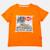 T-shirt manches courtes garçon avec imprime ocean Beige+Bleu+Marine+Orange 18 - vertbaudet enfant 