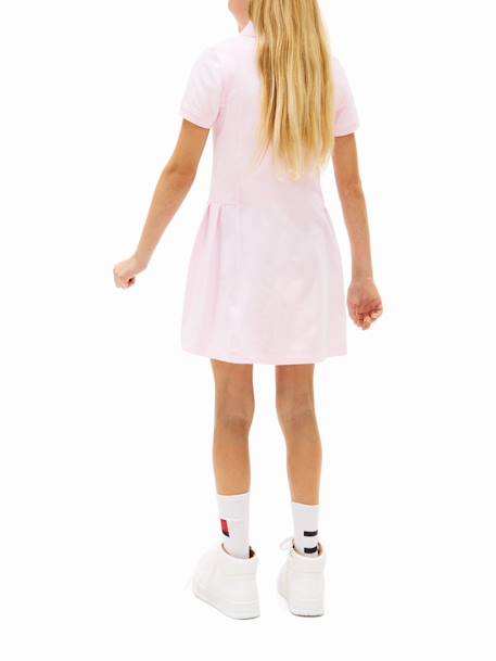 Robe col polo Rose clair 3 - vertbaudet enfant 